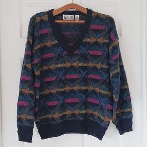 Vintage 1980's city streets sweater